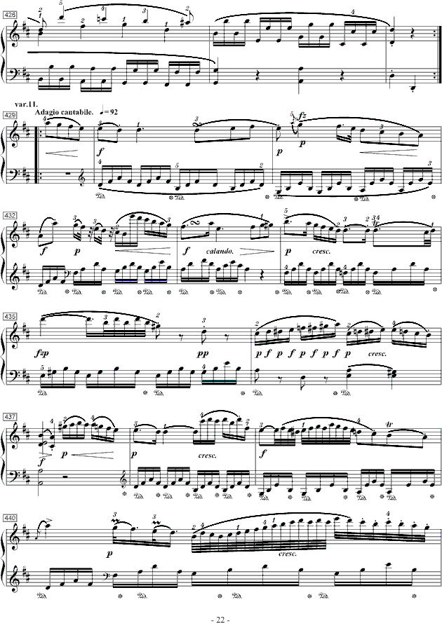 莫扎特D大调钢琴奏鸣曲K.284,莫扎特D大调钢琴奏鸣曲K.284钢琴