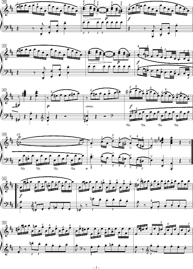 莫扎特D大调钢琴奏鸣曲K.284,莫扎特D大调钢琴奏鸣曲K.284钢琴