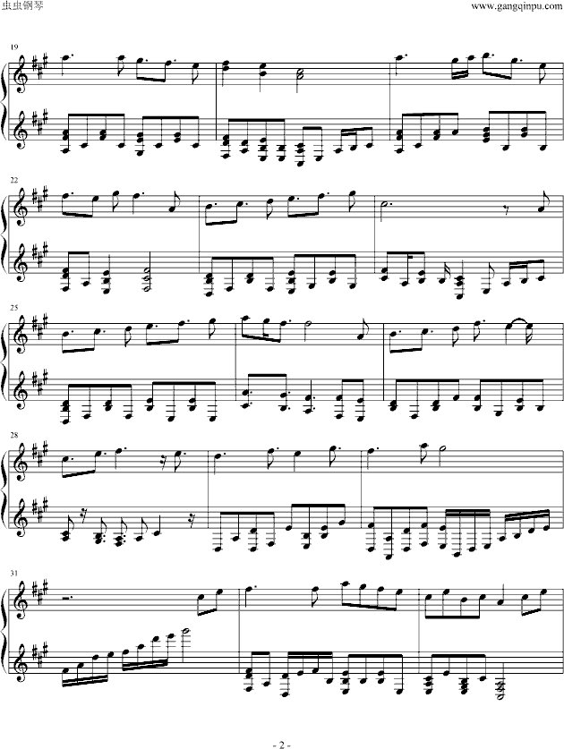 数鸭子钢琴简谱_数鸭子钢琴简谱双手(2)