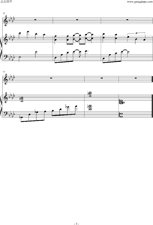 练长音曲谱_钢琴简单曲谱(2)