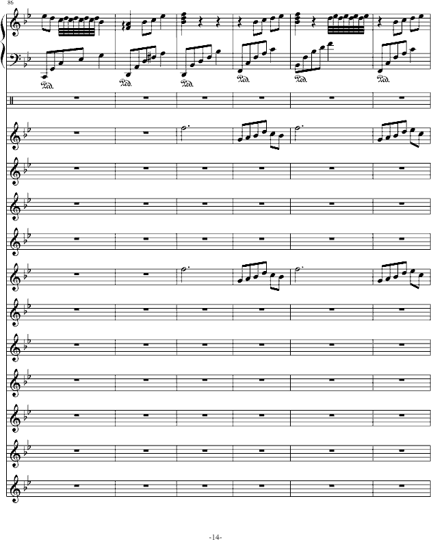 创作曲谱教程_钢琴简单曲谱(2)