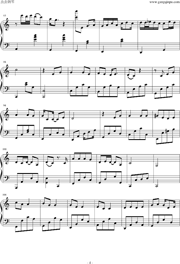 如果的曲谱_钢琴简单曲谱(2)