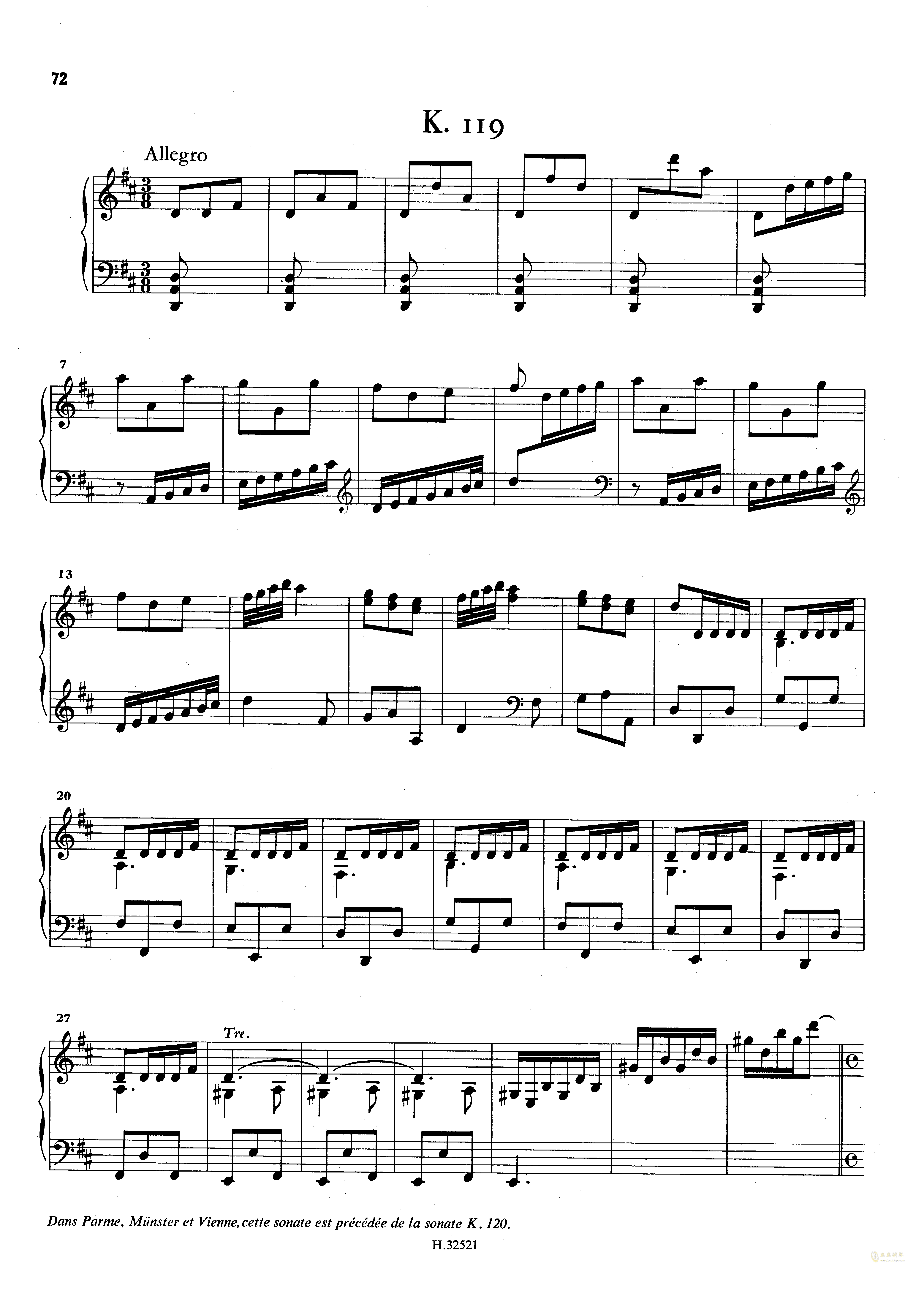 119曲谱_钢琴简单曲谱